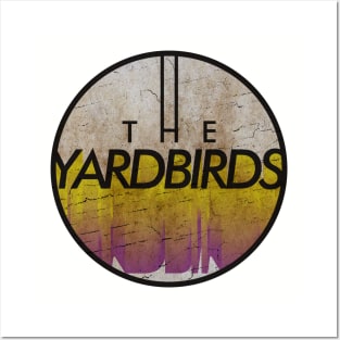 THE YARDBIRDS - VINTAGE YELLOW CIRCLE Posters and Art